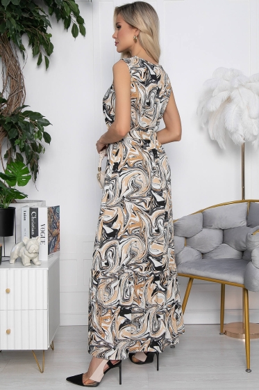 Платье Твой образ макси (беж) П10357