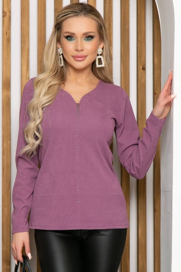 Джемпер "Прикосновение нежности" (лилас) Б4748