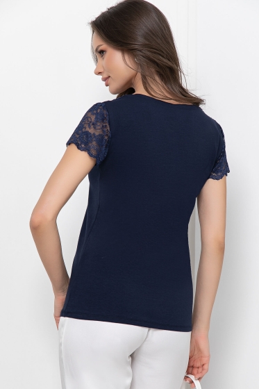 Блуза "Мечта кокетки" (блю) Б6709