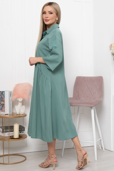 Платье "Индира" (малахит) НЬЮ П5941