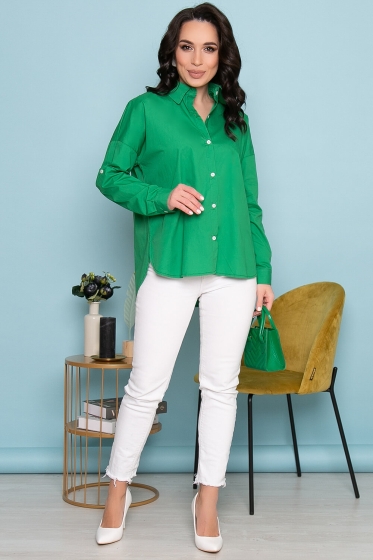 Рубашка "Филлис" (грин) Б3385