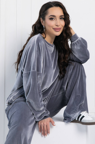 Костюм Маринетт (серый) К13007-5М