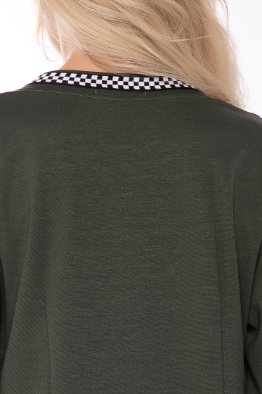 Платье "Эмели" (олива) П8156