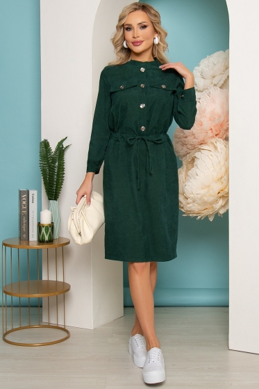 Платье "Сафари" (изумруд) НЬЮ П3456