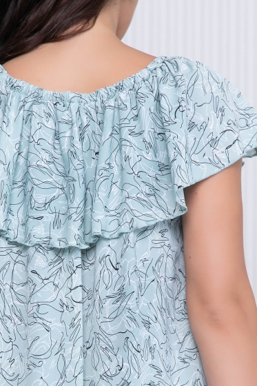 Платье "Элинор" (мята) П7012