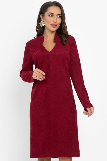 Платье Классическая грация (вишневое) П13666-19М
