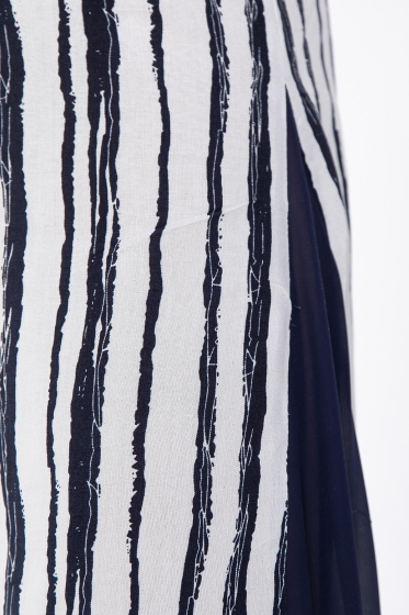 Сарафан Новый сезон бело-синий П10095