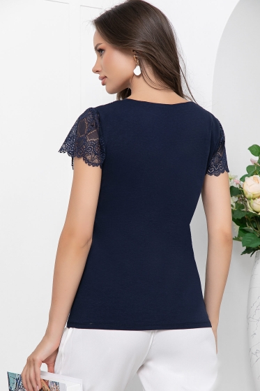 Блуза "Мечта кокетки" (блю) Б6088