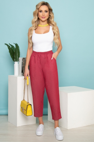 Брюки "Монте-Карло" (малиновый сорбет) Б3319