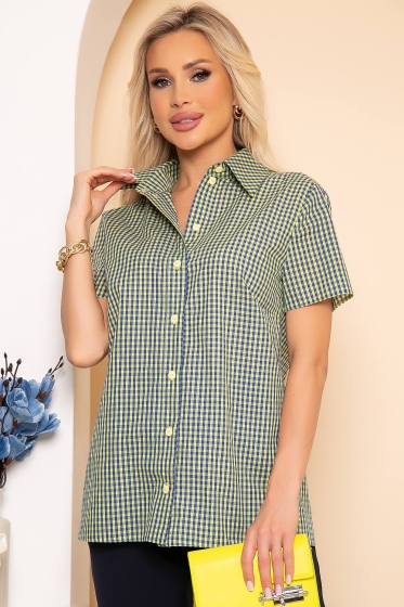 Рубашка "Классика" (желтая клетка) Б3859