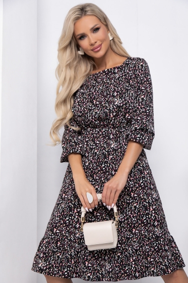 Платье "Лисбет" П7339 (черное)