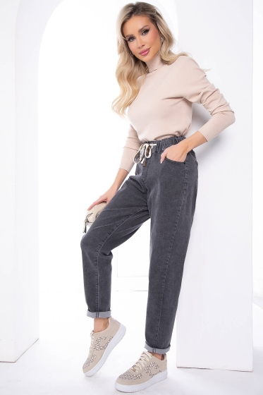 Джинсы "Вечерняя прогулка" (серые) Б8123