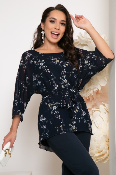 Костюм "Неповторимый шарм" (темно-синий) К3937