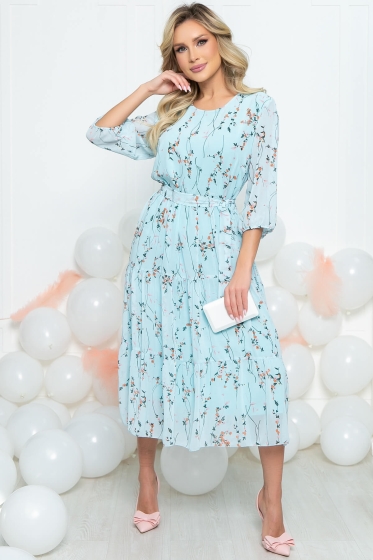 Платье "Виталина" (голубое) П5462