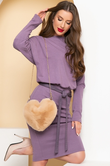 Платье "Панна-Котта" (ежевика) П4275