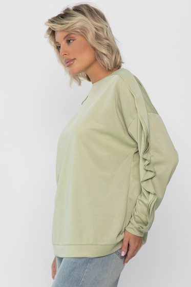 Джемпер Эвелина (оливковый) Б14232-5М
