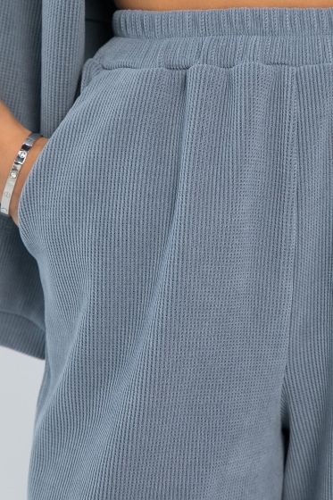 Костюм трикотажный Августа ХИТ (светло-серый) К14347-5М