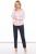 Блуза "Мон Амур" (пудра) Б2994