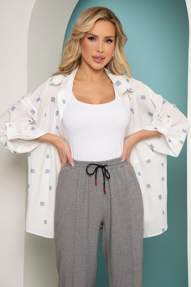 Рубашка "Бриана" (квадраты) Б3631