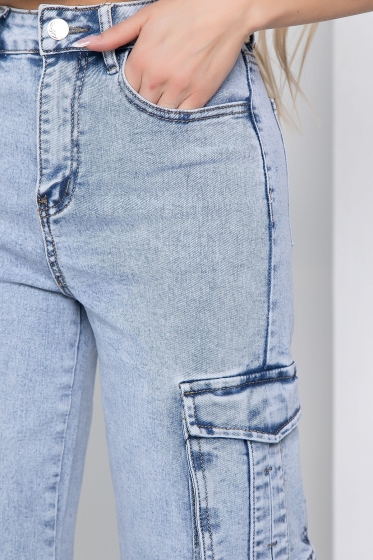 Джинсы "Артемиса" (голубые) Б8608