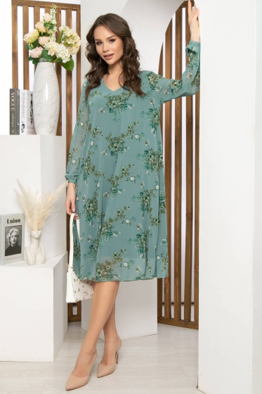 Платье "Волшебная история" (олива) П5205