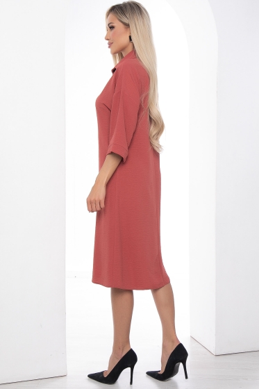Платье "Кэсси" (терракот) П8985