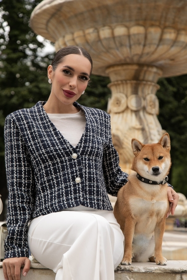 Жакет Дольче (синий) Б14155-7М