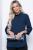 Блуза "Ирэн" (темно-синяя) Б7131