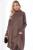 Платье "Мару" (кофе) П9010