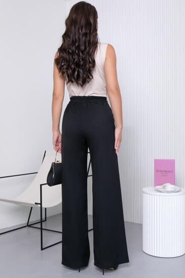 Брюки "Летящей походкой" (блэк) Б7080
