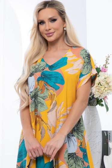 Платье "Вдохновляй!" (желтое) П6062