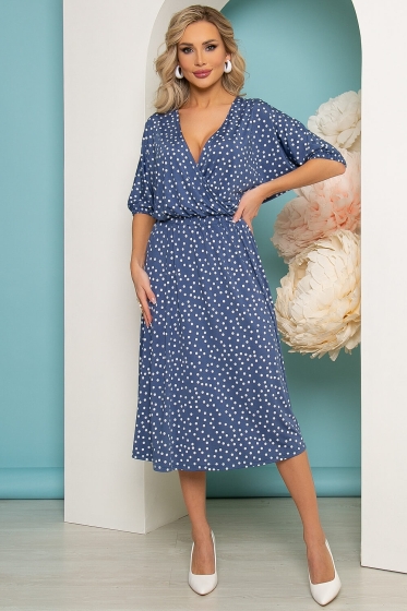 Платье "Беверли" (блю) П3513