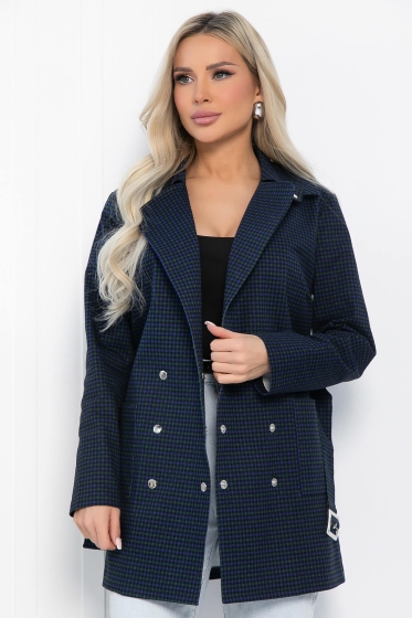 Жакет Абигейл (зелено-синий) Б12725-44