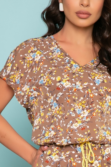 Платье "Виолетта" (капучино) П3734