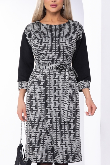 Платье "Греция" (дымчато-серое) П8254