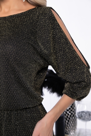 Платье "Танго вдвоём" (черное золото) НЬЮ П7920