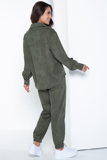 Рубашка "На пульсе моды" (хаки) Б2669