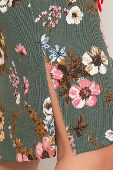 Платье "Эдельвейс" (цветы) П3409