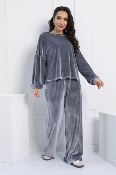 Костюм Маринетт (серый) К13007-5М