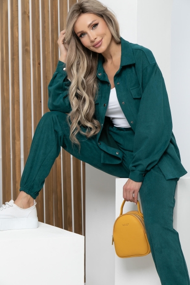 Костюм "На пульсе моды" (изумруд) К5620