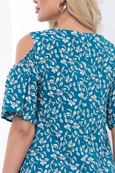 Платье "Марианна" (бирюза) П6796