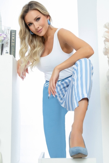 Брюки "Стиль" (голубые) Б5617