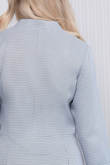 Платье "Стелла" (гусиная лапка/блю) П7115