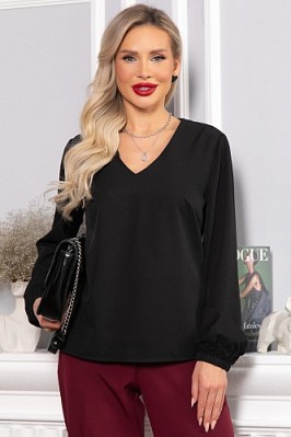 Блуза Глэдис (черная) Б14657-31М