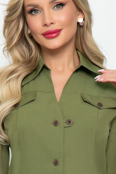 Платье "Сити стайл" (хаки) П4943