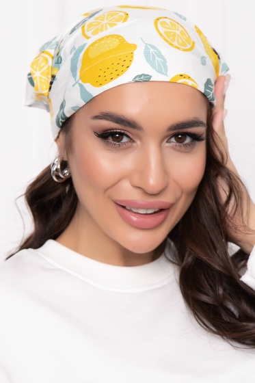Косынка на резинке (лимончики) КР7