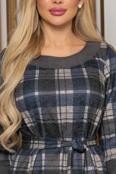 Платье "Прогресс стиля" (джинс) П4619