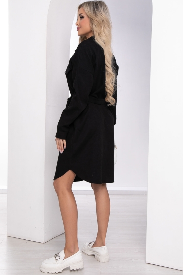 Платье "Сесилия" (черное) П8410