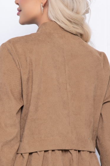 Платье "Муза" П7218 (кэмэл)