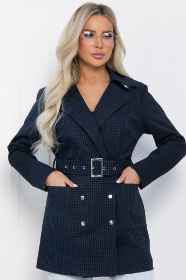 Жакет Абигейл (зелено-синий) Б12725-44